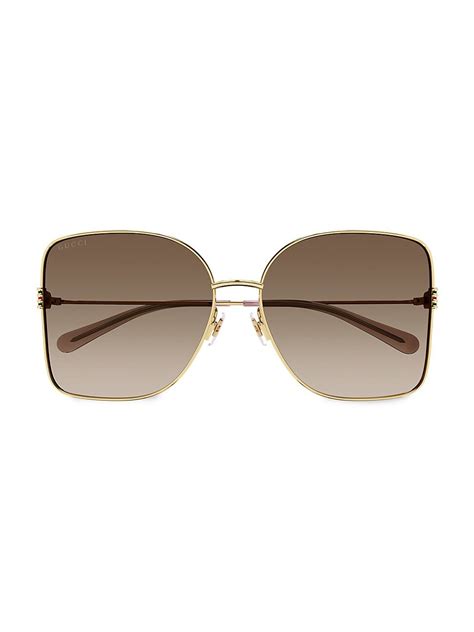 gucci sunglasses with glitter|gucci 60mm butterfly sunglasses.